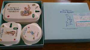  Peter Rabbit range container 3 point set * made in Japan new goods *