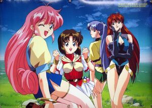  woman god heaven country MEGAMI PARADISE mega palaB2 poster (1S19003)