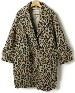  Grace Continental Diagram* Leopard wool coat 
