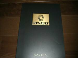  Renault 25 Van thank [B298 catalog only 18 page ]