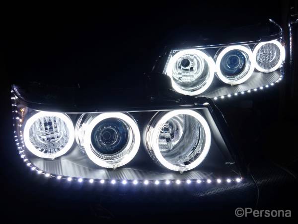 ゼストスパーク　青目　イカリングヘッドライト 楽天市場】ホンダ ゼストスパーク LEDイカリング JE1/JE2型(前期