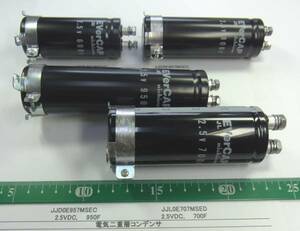 電気二重層コンデンサ 2.5V：　JJD0E607MSEC　１個