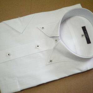 サイズ ３L 44-半袖*BI MODE*高級Yシャツ 形態安定加工の画像1