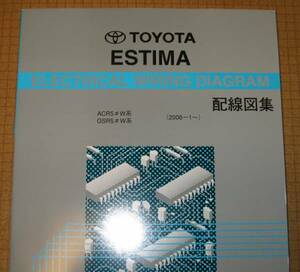 50系エスティマ配線図集 2012年MC前後対応 極厚版 ★2GR-FE, 2AZ-FE エンジン配線など ★トヨタ純正 新品 “絶版” 電気配線整備書