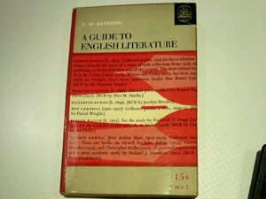 A GUIDE TO ENGLISH LITERATURE■F.W.BATESON