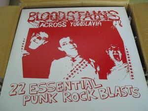 bloodstains　across yugoslavia　アナログLPレコード　ゆうパック８０サイズ