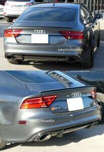  immediate payment Audi A7 S7 RS7 rear trunk spoiler aero / wing b- trip original color painting possible carbon possible 