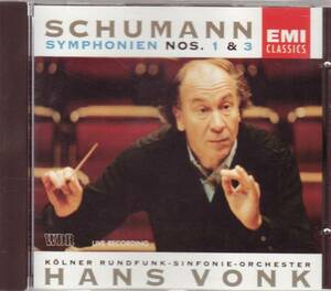 シューマン 交響曲第1番&第3番 ハンス・フォンク【EMI EU盤】