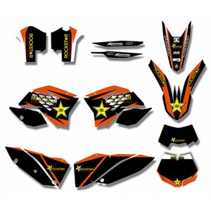 KTM 07-10 SX SXF / 08-11 EXC XC デカール グラフィック B-6