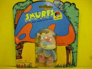 [Smurf ☆ Daddy Summer] Flocky Soft Vinyl Figure ☆ 1988 ☆ Vintage Toy ☆ Vintage Us Toy