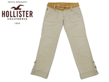 P341★HOLLISTER ホリスター★8分丈クロップドパンツ 3_画像1