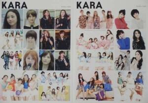 KARA　ステッカーシール 2枚 　001