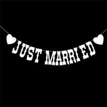 JUST MARRIED　ウエディングガーランド 結婚式 二次会 パーティー フォトウェディング 前撮り の飾り付けに ハート_画像2