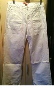 美品!!「RA-RE RAG RECYCLE RAG RESTYLE」汚し加工 ワークパンツ White SIZE:30