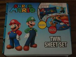 * Mario Brother s* twin sheet set *USA( unused goods )*