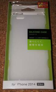 * новый товар *ELECOM iPhone6 Plus силиконовый чехол прозрачный 