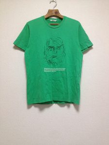 [即決古着]UNIQLO/ユニクロ/UT/Tシャツ/イラスト/緑/グリーン/M