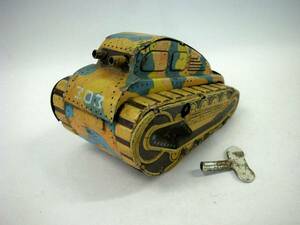  war front? tin plate zen my tank tanker camouflage color approximately 10,7cm