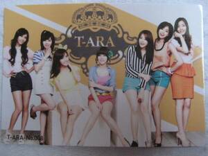  Lotte K-POP chewing gum Star photo card *T-ARA*N8hyominkyuli