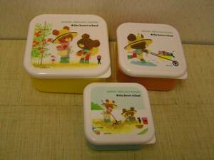  bear ( teddy bear ). inserting . type . lunch box {3 piece collection } pattern 1