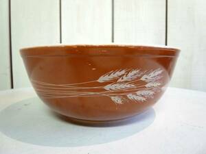  Old Pyrex o-tam harvest mixing bowl LL| heat-resisting milk glass 