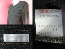 ＵＳＥＤ PINORE トップス フリーサイズ 黒系 難有り_画像3