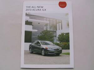 新型ACURA　アキュラ　ILX　2013年モデルUSAカタログ