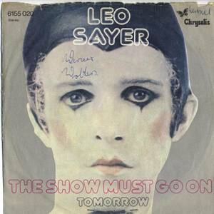 Leo Sayer 「The Show Must Go On」　ドイツCHRYSALIS盤EPレコード