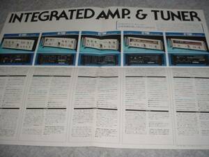 即決！1976年2月　TRIO　アンプ　チューナーのカタログ