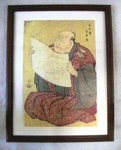 Art hand Auction ●Sharaku Toza Kuchizu CG-Reproduktion, mit Holzrahmen, Sofortkauf. ●, Malerei, Ukiyo-e, drucken, Kabuki-Bild, Schauspielerbild