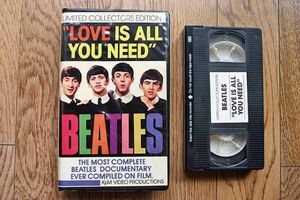 ◆激レア！◆THE BEATLES LOVE IS ALL YOU NEED◆ビデオ◆