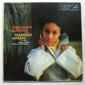 ◆ DIAHANN CARROLL Sings Harold Arlen ◆ RCA LPM-1467 (dog:dg) ◆ S