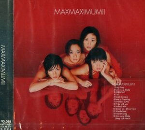 ■ MAX ( マックス ) [ MAXIMUM Ⅱ ] (大ヒット曲 Give me a Shake / Love is Dreamingを収録の2ndアルバム ) 新品CD 即決 送料サービス ♪