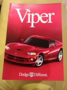 ■Viper★カタログ★２０００年★ＧＴＳクーペ★新品★稀少品