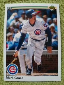 ★ Марк Грейс Верхняя палуба 1990 MLB #128 Chicago Cubs Chicago Cubsmark Grace UD