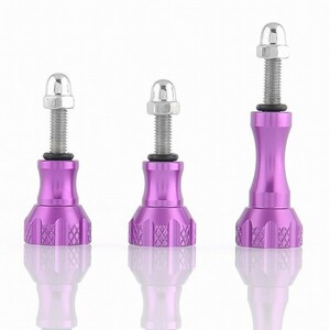  new goods #GoPro for aluminium bolt purple 3 pcs set #GB3P