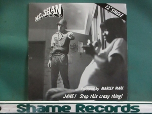 M.C.Shan - Jane! Stop This Crazy Thing! // Old School/オールドスクール /5点で送料無料/12''