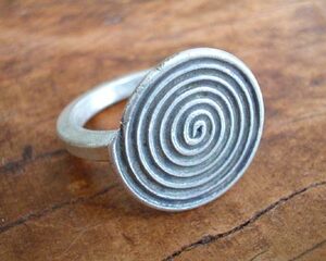 Thai * Curren group. hand work silver ring 10 7 number /8.5 number 