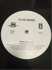 12” ELSIE MUNIZ/YOUR EYES feat.NINO BROWN