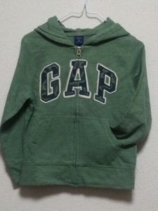 新品　GAP　パーカ　長袖　グリーン　100ｃｍ 送料無料