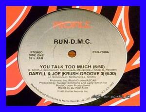 Run-D.M.C. / You Talk Too Much/US Original/5点以上で送料無料、10点以上で10%割引!!!/12'