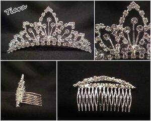  new goods unused wedding Mini Tiara head dress head accessory bride wedding u Eddie ng silver (6)