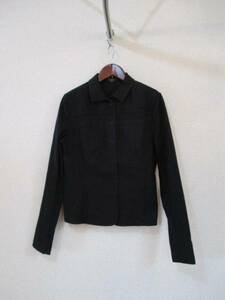 SONIA（SONIARYKIEL）黒シャツジャケット(USED）91315②)
