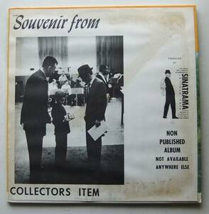 ◆ FRANK SINATRA - SAMMY DAVIS JR. - DEAN MARTIN / Souvenir From Latimer Cafe ◆ Summit Meeting At The 500 ◆Sinatrama Room 247-17