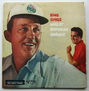 ◆ BING CROSBY / Bing Sings Whilst Bregman Swings ◆ Verve MGV-2020 (red:VRI:dg) ◆ W