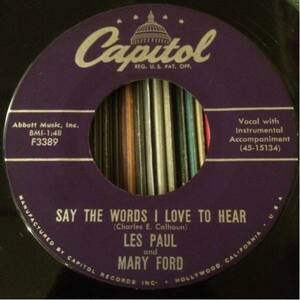LES PAUL AND MARY FORD US Orig 7inch SEND ME SOME MONEY