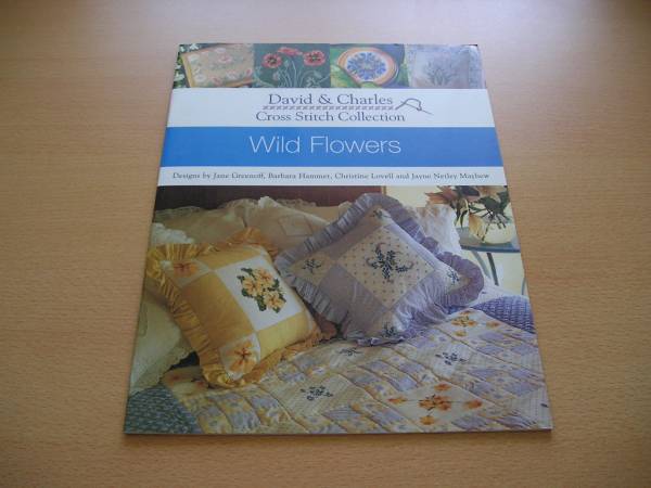 洋書・クロスステッチ・Wild Flowers のデザインチャート集