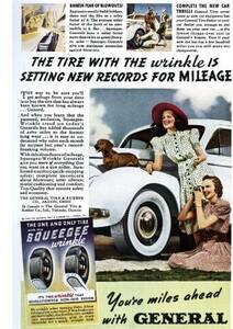 ◆1939年の自動車広告　ゼネラルタイヤ　GENERAL TIRE