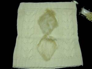  tag attaching * unused * Paris shuPalis| real fur attaching camisole white M