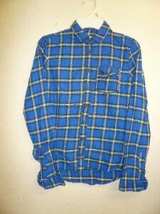 Sale/NY/ new *abercrombie/ Abercrombie * check pattern long sleeve shirt M/142-150